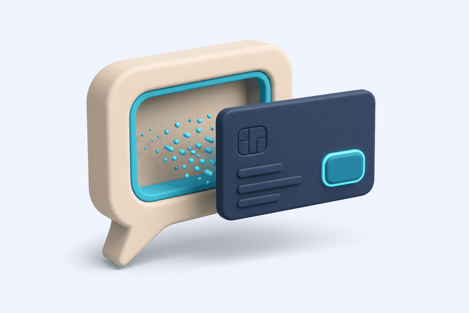 Message slabs abstractos con payment rails integrados en una misma cadencia